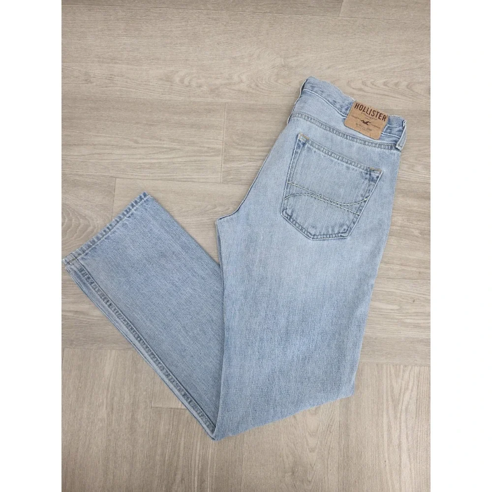 Lot of 3 Men's Jeans 2 Levi's 1 Hollister Size 32x32 Denim Pants Assorted Wash